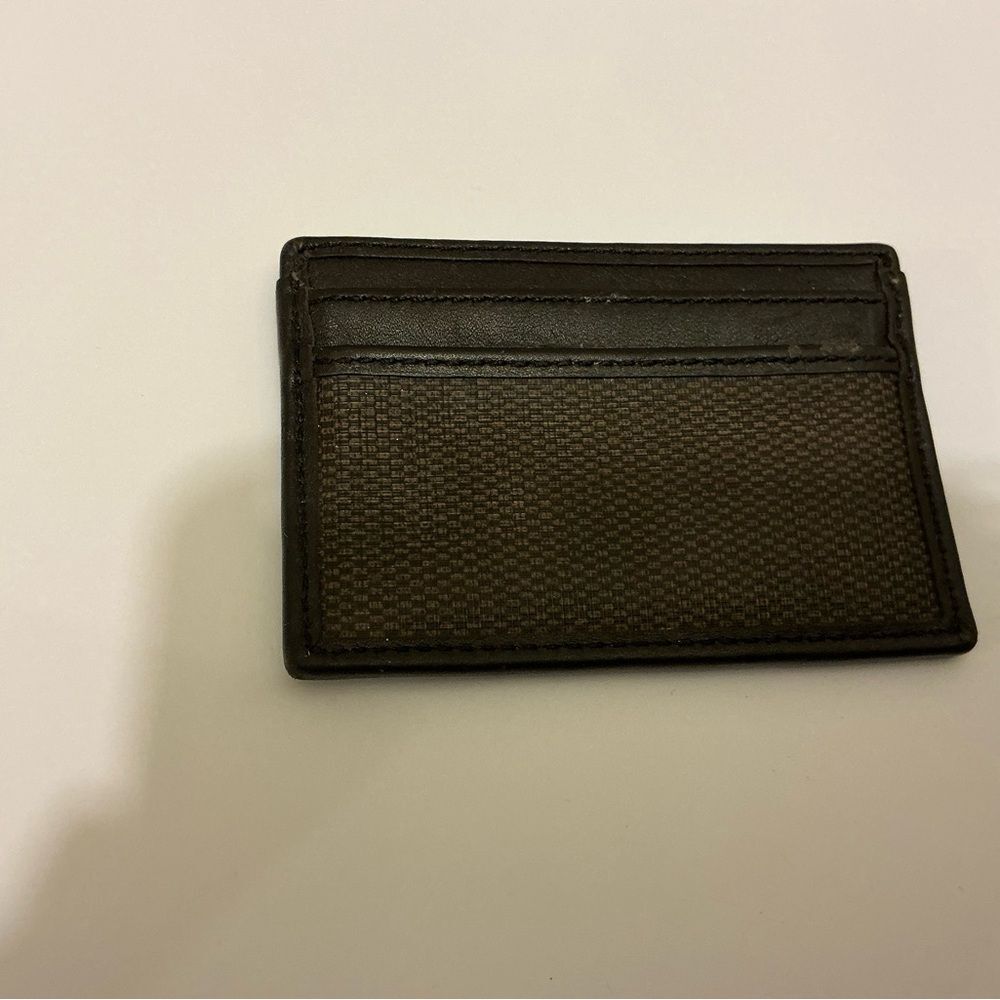Coach Dark brown  card holder